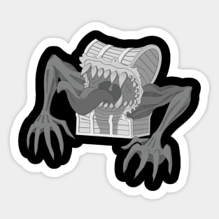 Black and White Mimic Sticker